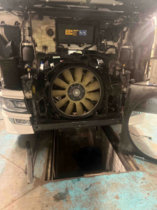 Dépose radiateur Scania NTG